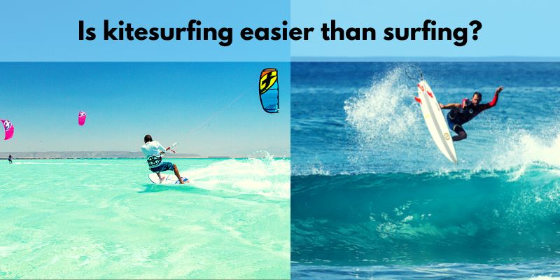 Is kitesurfing easier than surfing?